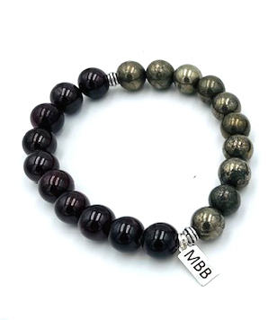 MBB Men's Pyrite Gemstone Bracelet