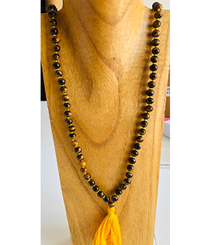 Tiger's Eye Gemstone Mala