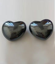 2 inch Hematite Heart