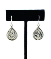 Silver Ganesha Earrings