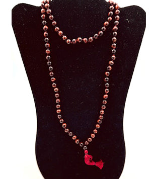 Red Tiger’s Eye Gemstone Mala