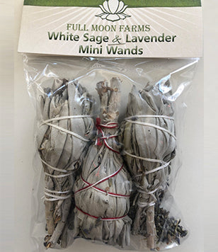 White Sage & Lavender Mini Wands